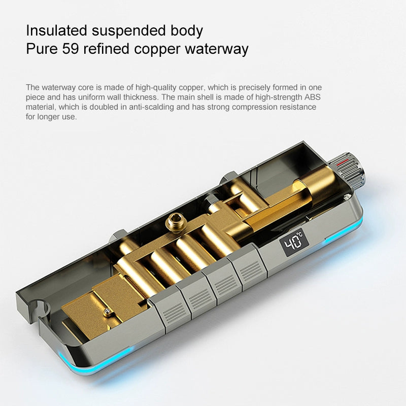 Aurell | Thermostatic Shower System With Digital Display | Lersk