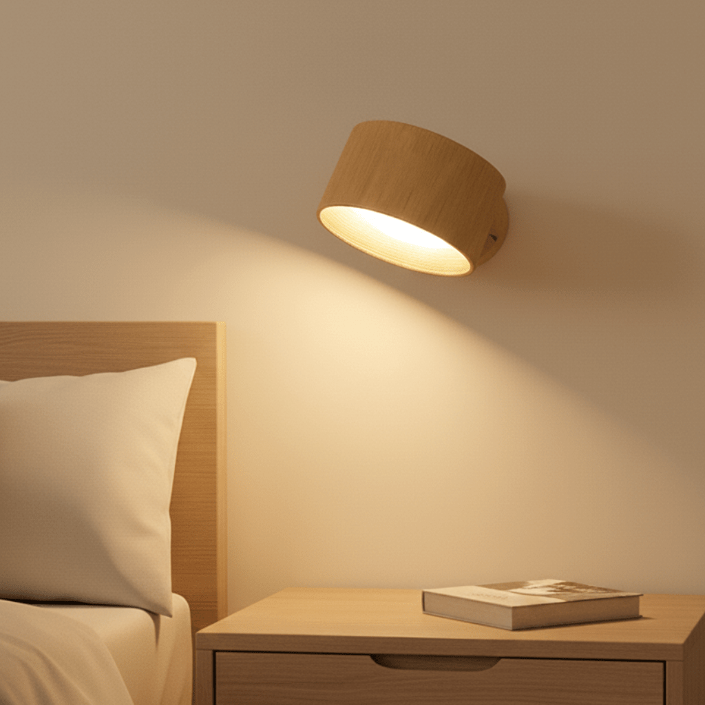 Wireless Rechargeable Wall Light With Nordic LED Design And Remote Dimming | Lersk