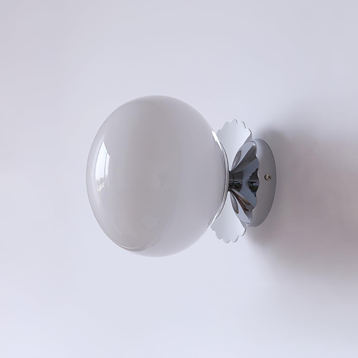 NimbusGlow Wall Light Metal Frame Glass Diffuser Warm Glow | Lersk