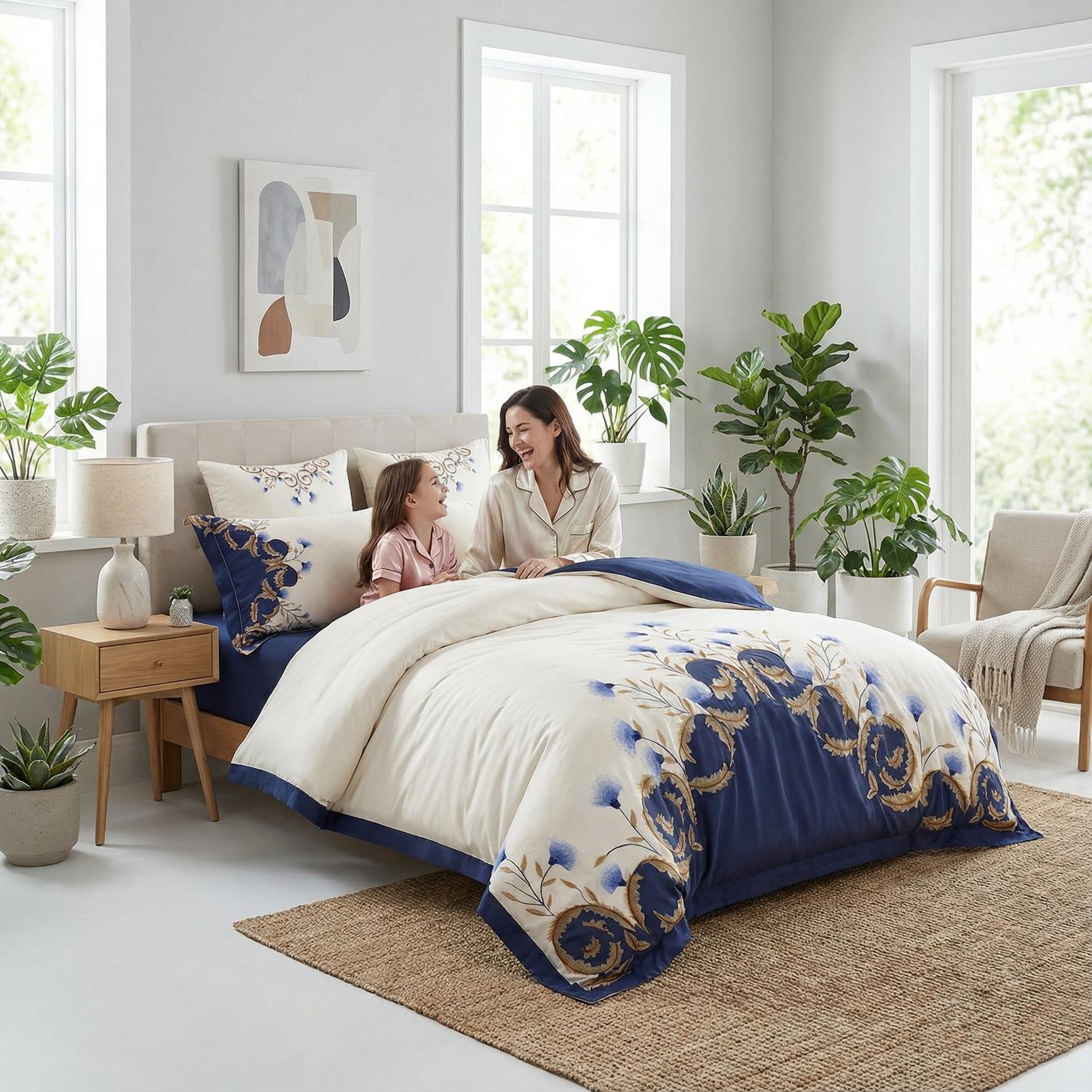 NovaWeave Luxurious Woven Bedding Set For Stylish Homes | Lersk