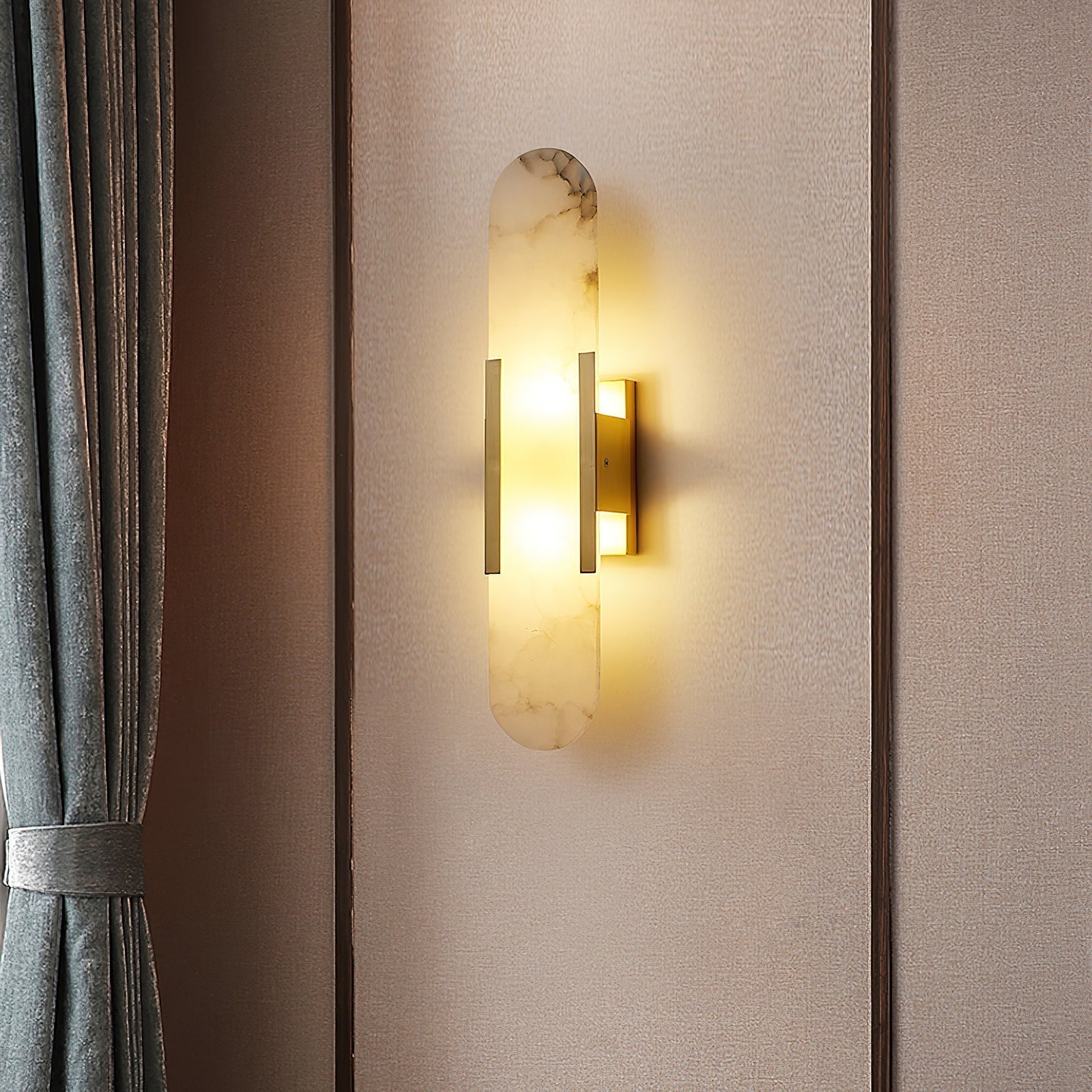 Lunara | Luxury Alabaster Wall Lamp with Warm Glow | Lersk