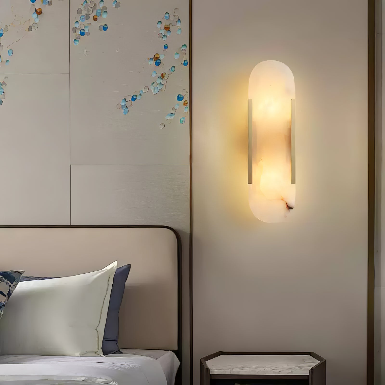 Lunara | Luxury Alabaster Wall Lamp with Warm Glow | Lersk