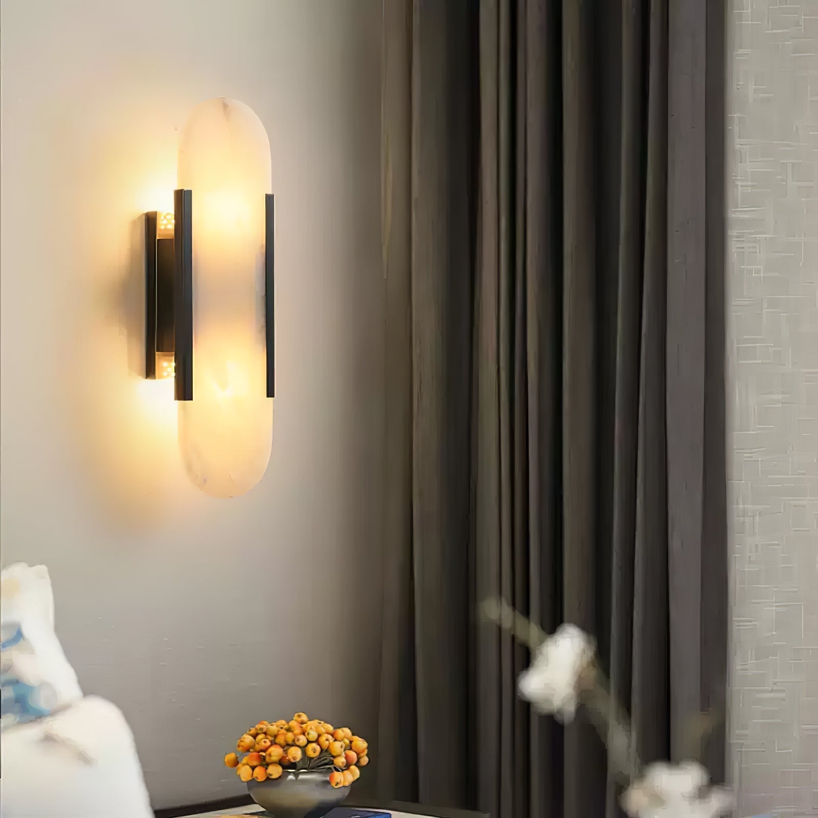 Lunara | Luxury Alabaster Wall Lamp with Warm Glow | Lersk