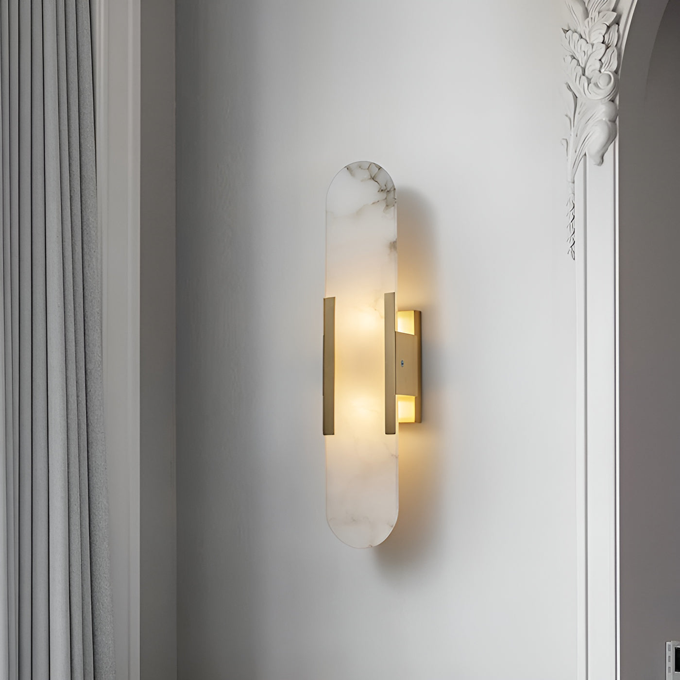 Lunara | Luxury Alabaster Wall Lamp with Warm Glow | Lersk