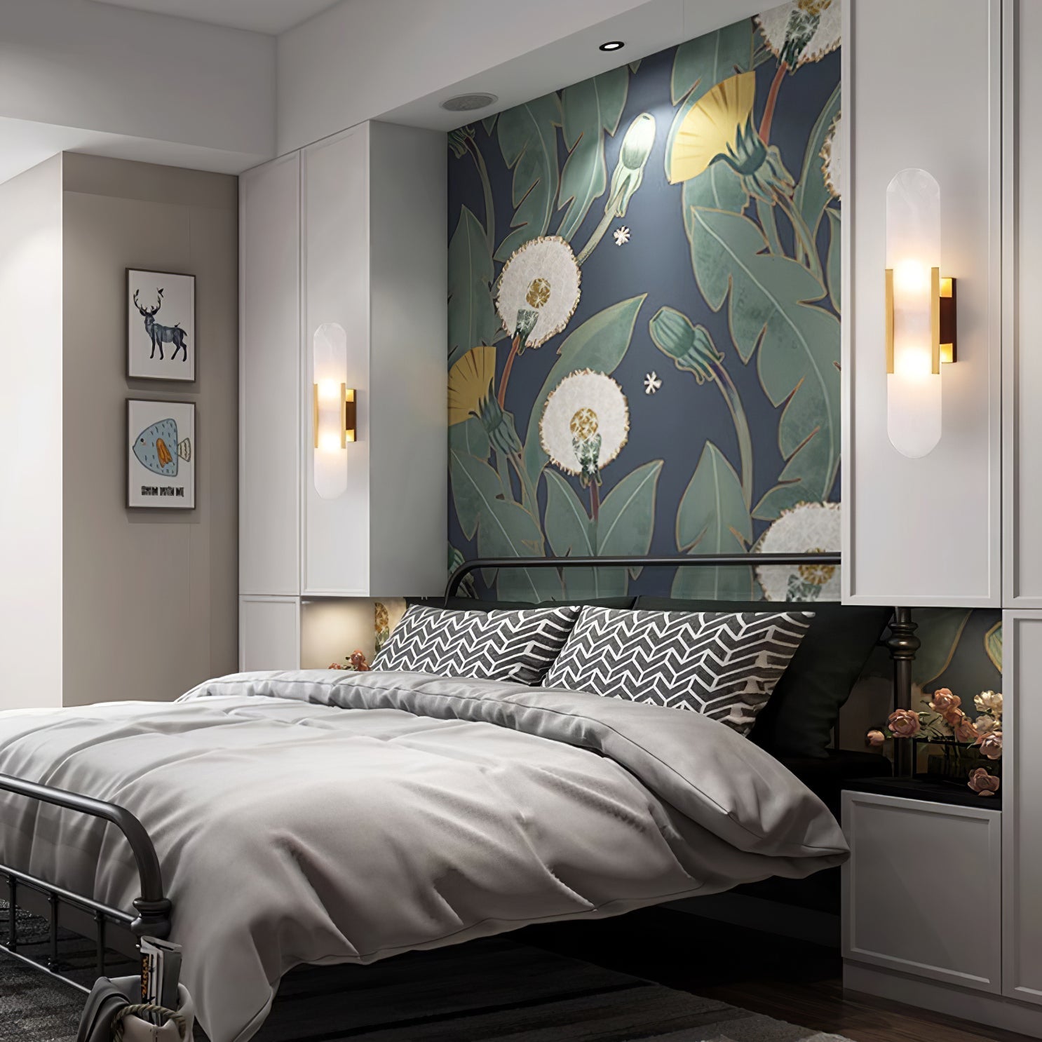 Lunara | Luxury Alabaster Wall Lamp with Warm Glow | Lersk