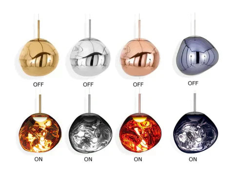 AstraLuma Lava Pendellamper Fire Farver Glasfinish | Lersk