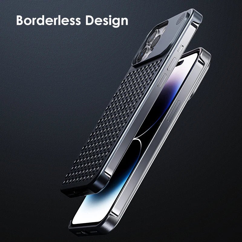 Averon Borderless Protective Case in Titanium Aluminum Alloy for iPhone | Lersk