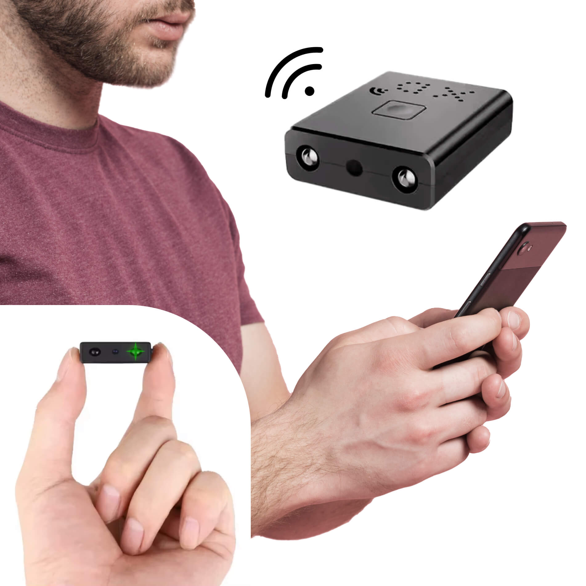 Mikro HD videokamera s vestavěným zvukem pro tvůrce | Lersk
