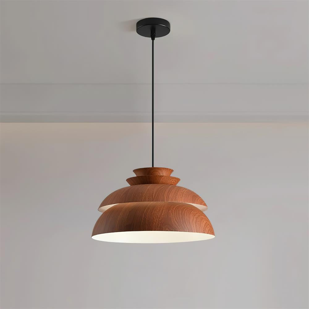 Lampada a sospensione VerdantGlow per illuminazione ambientale calda della casa | Lersk