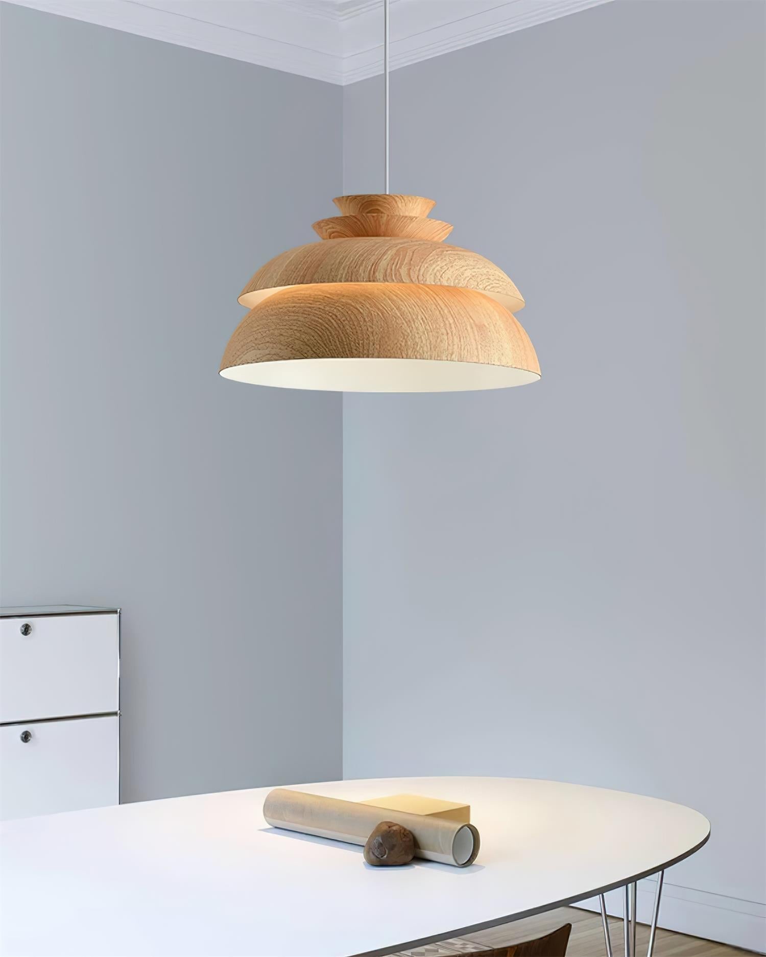 Lampada a sospensione VerdantGlow per illuminazione ambientale calda della casa | Lersk
