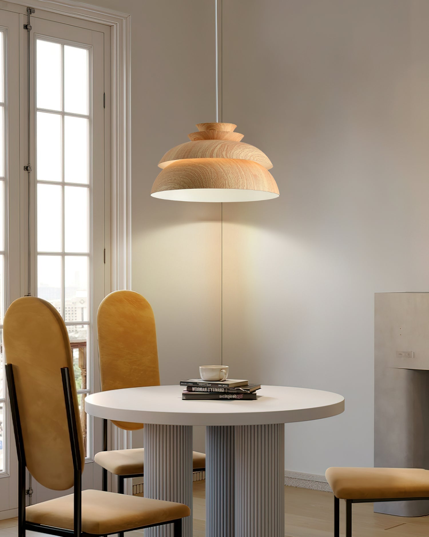 Lampada a sospensione VerdantGlow per illuminazione ambientale calda della casa | Lersk