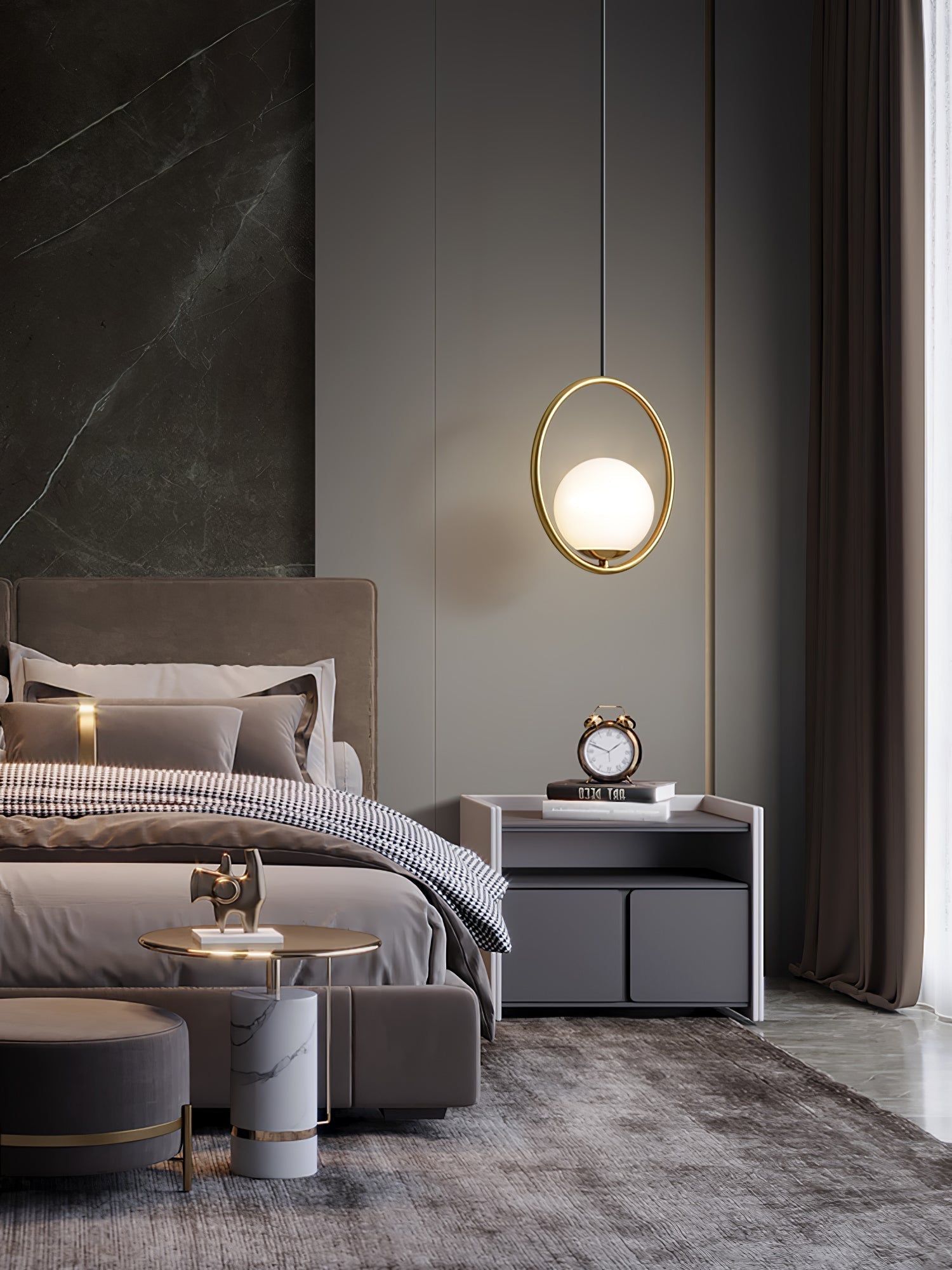 Lampada a sospensione moderna Lyra con design minimal elegante | Lersk