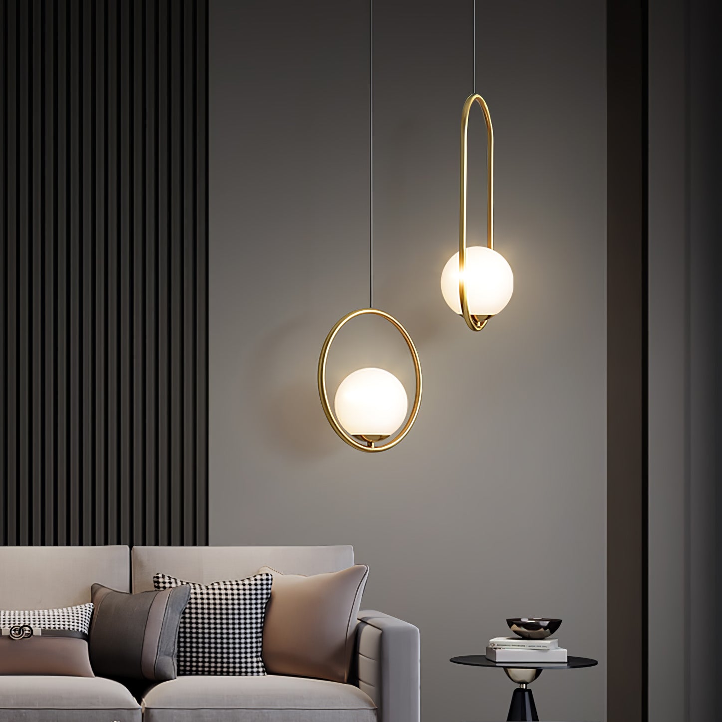 Lampada a sospensione moderna Lyra con design minimal elegante | Lersk