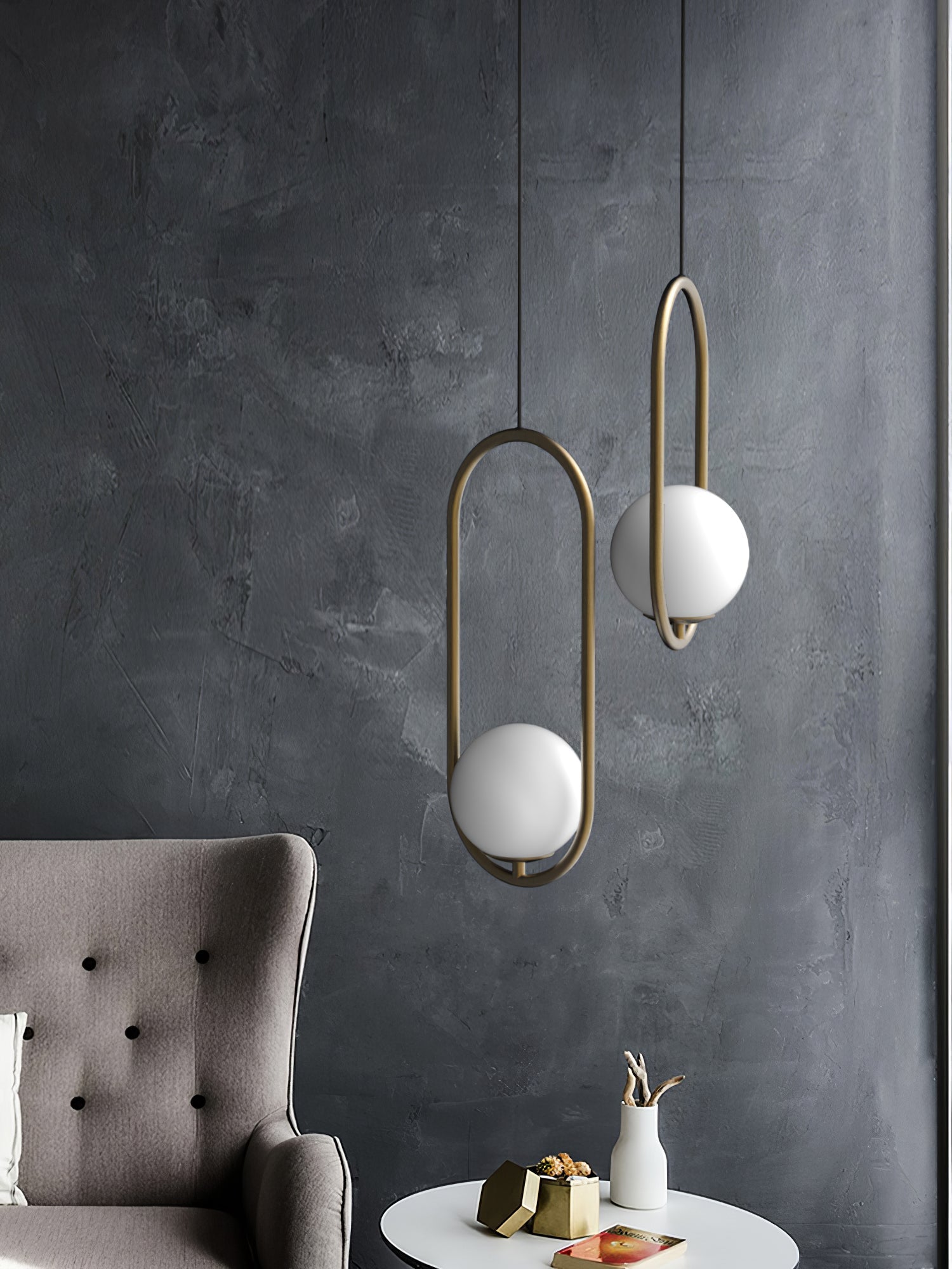 Lampada a sospensione moderna Lyra con design minimal elegante | Lersk