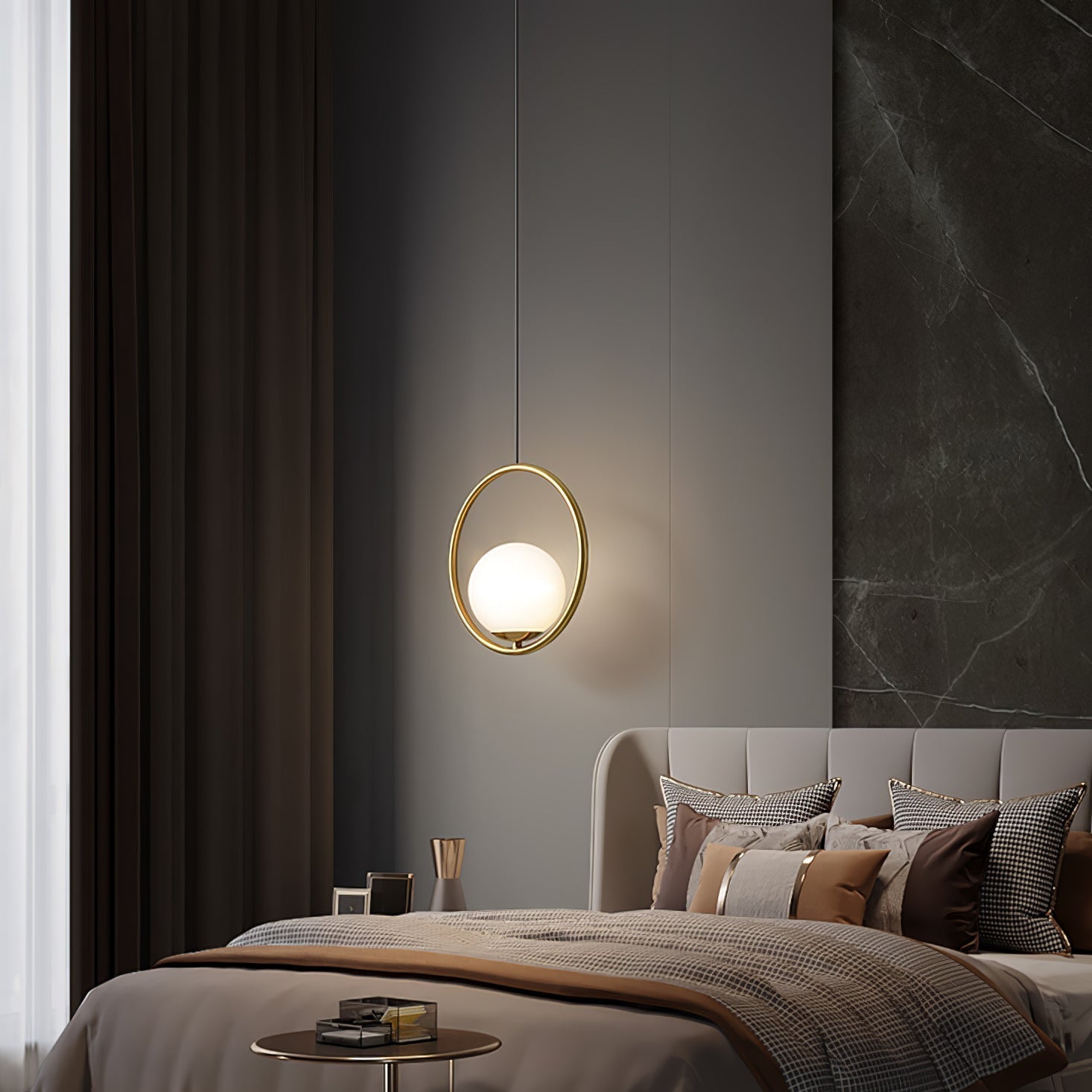 Lampada a sospensione moderna Lyra con design minimal elegante | Lersk