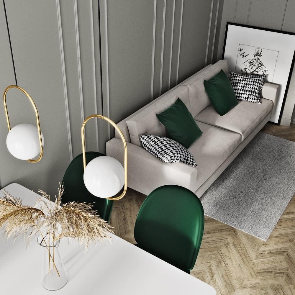 Lampada a sospensione moderna Lyra con design minimal elegante | Lersk