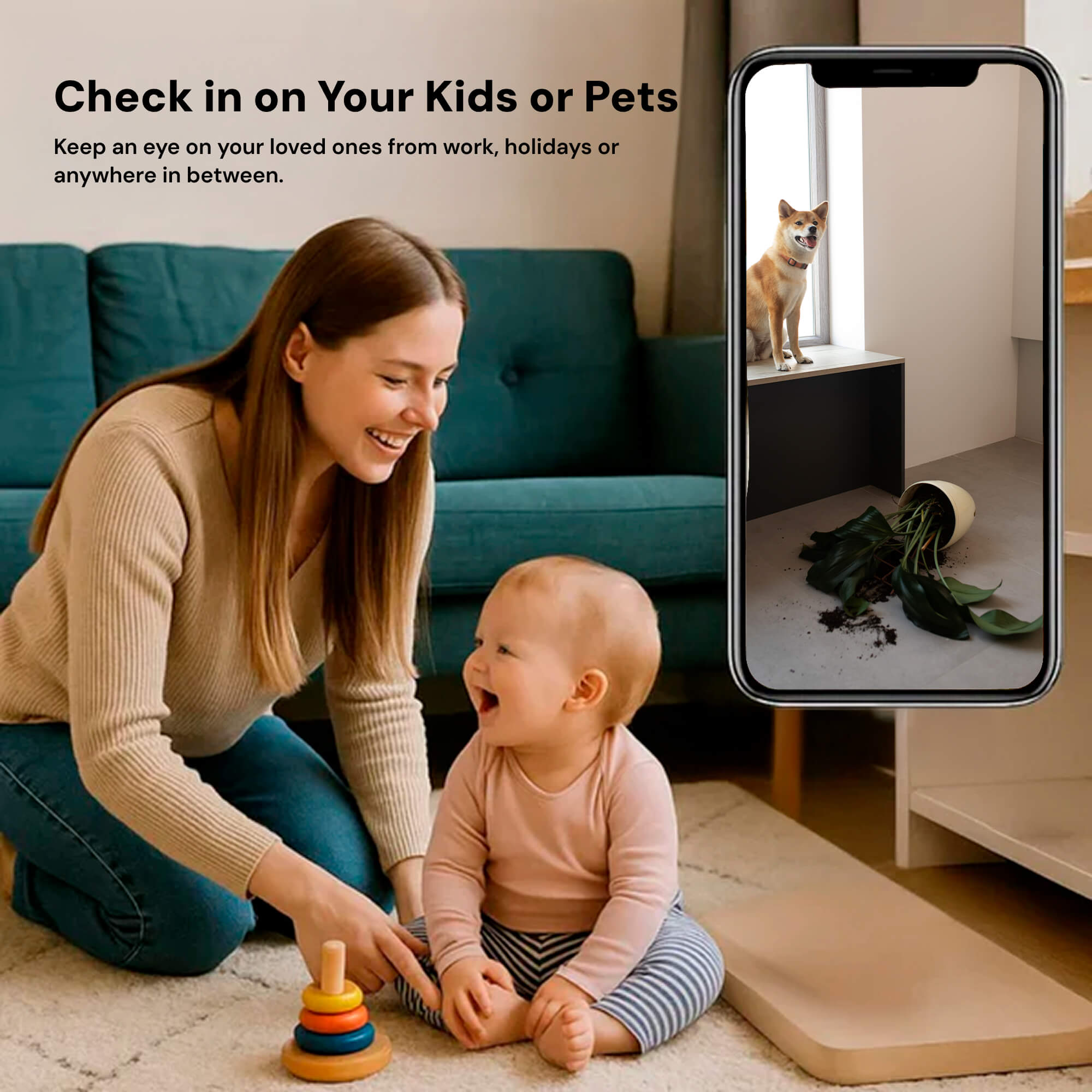 NovaGuard Nanny Camera 1080P Wireless Audio for Discreet Monitoring | Lersk