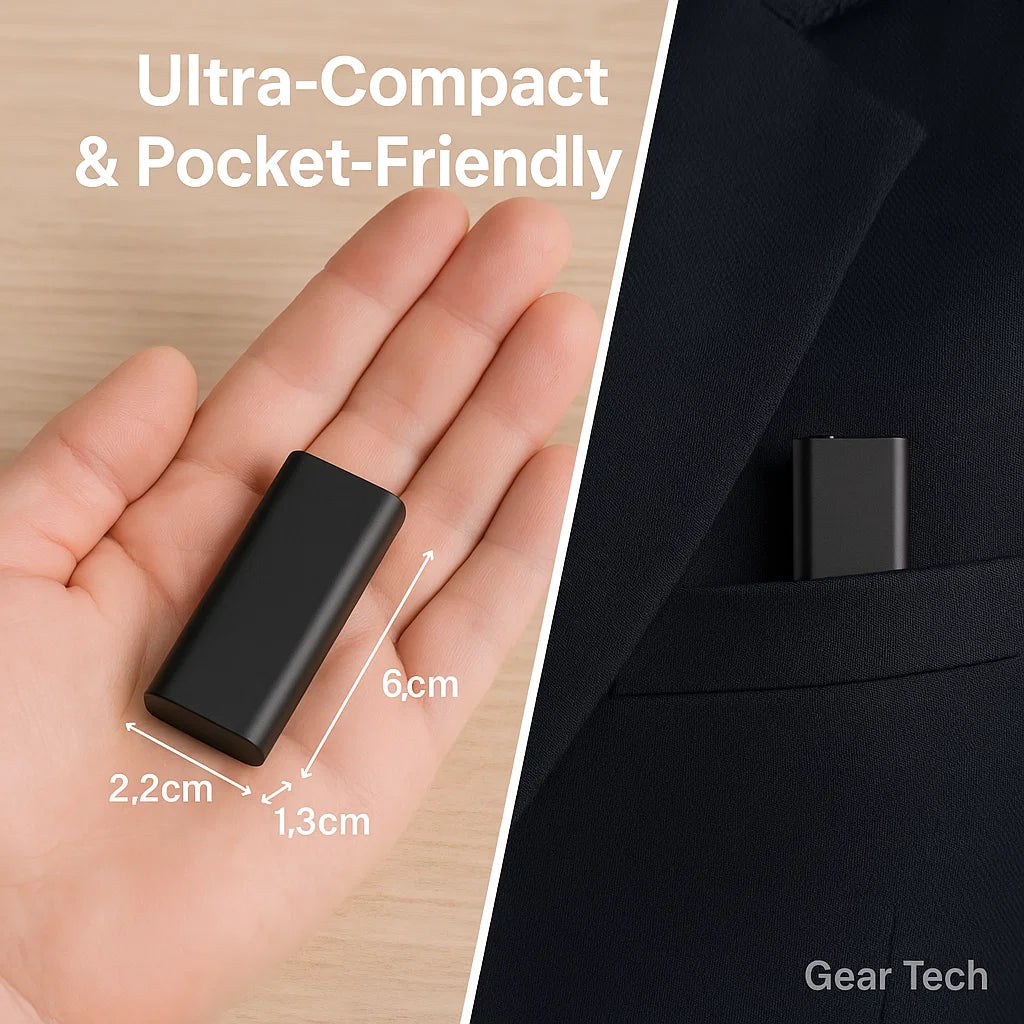Miniature Voice Recorder Discreet Stealth Audio For Pros | Lersk