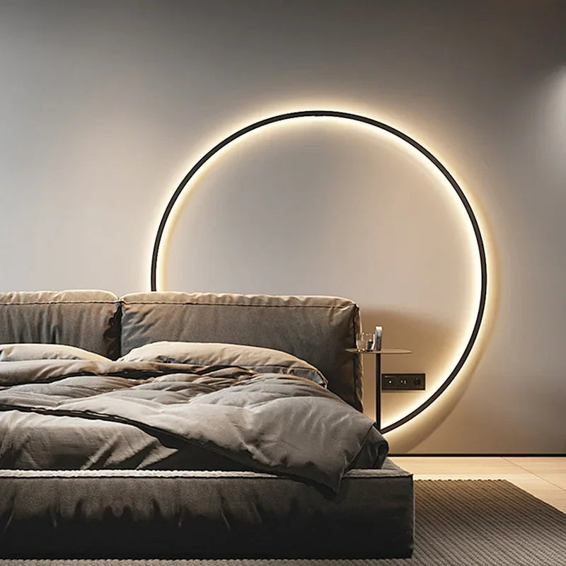 LumiRing Circular Wall Light Minimalist Home Decor Glow | Lersk
