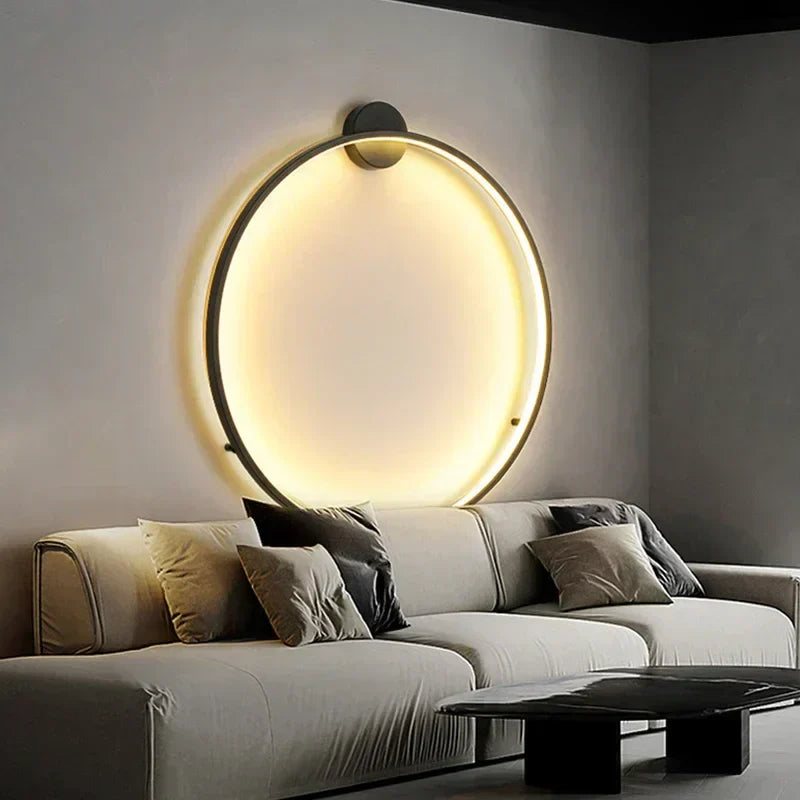 CircaGlow Minimalist Circular Wall Light Lamp For Homes | Lersk