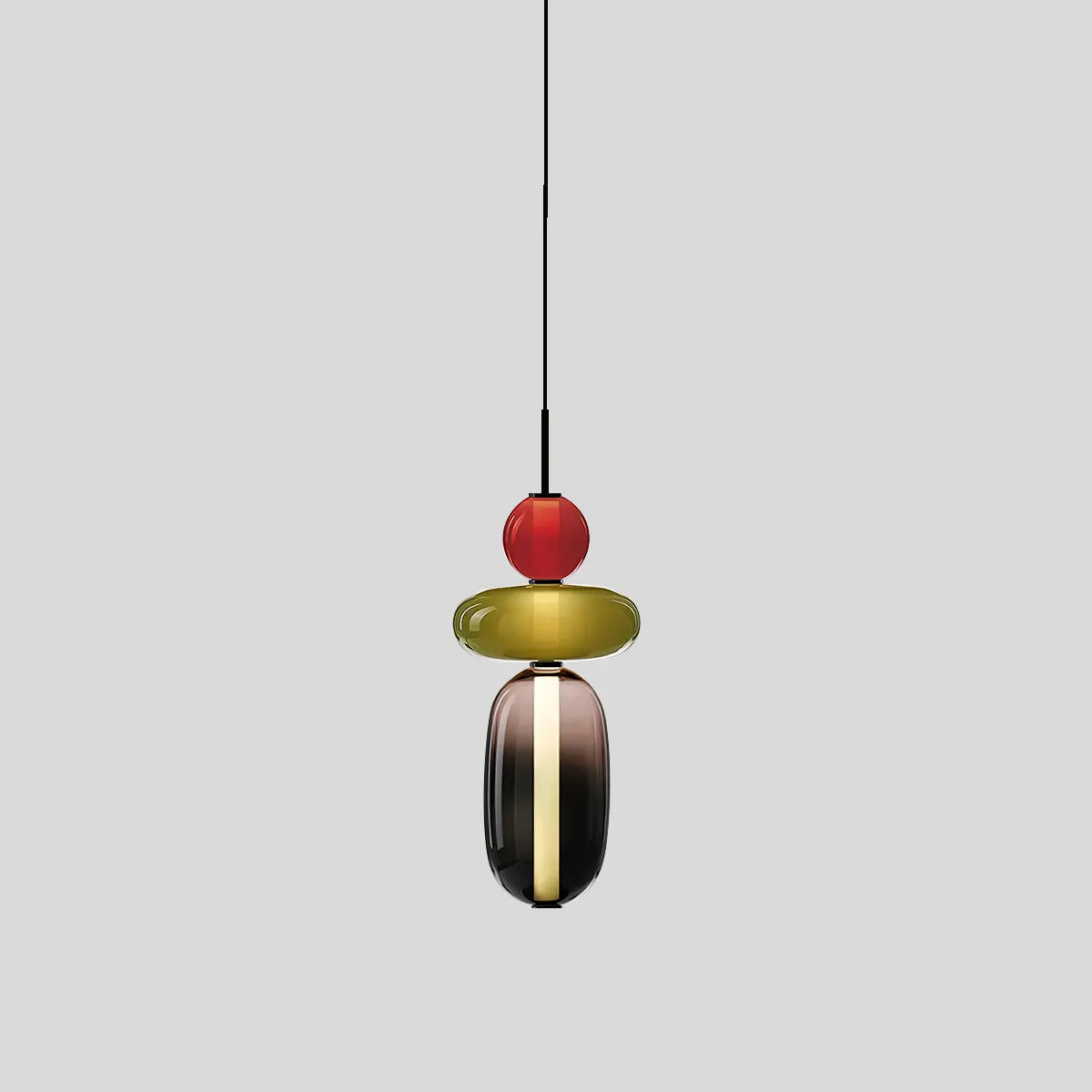 Candied Glass Pendant Light for Bedroom | Lersk