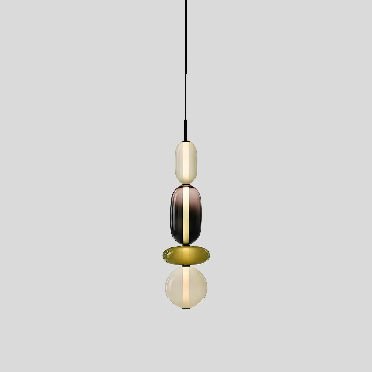 Candied Glass Pendant Light for Bedroom | Lersk
