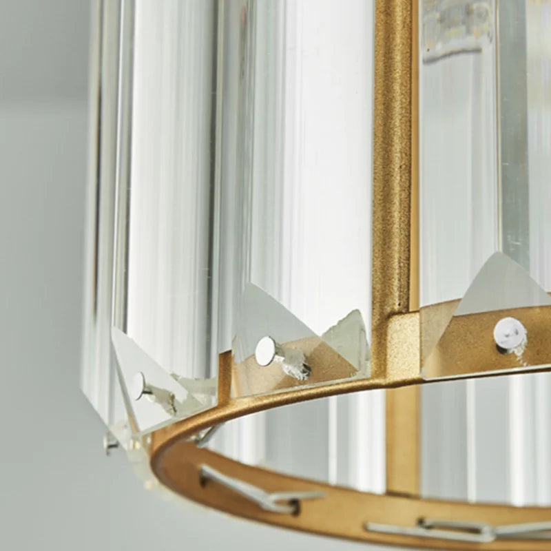 Lampada a Sospensione AureliaNova Crystal con Cristalli K9 Gleam