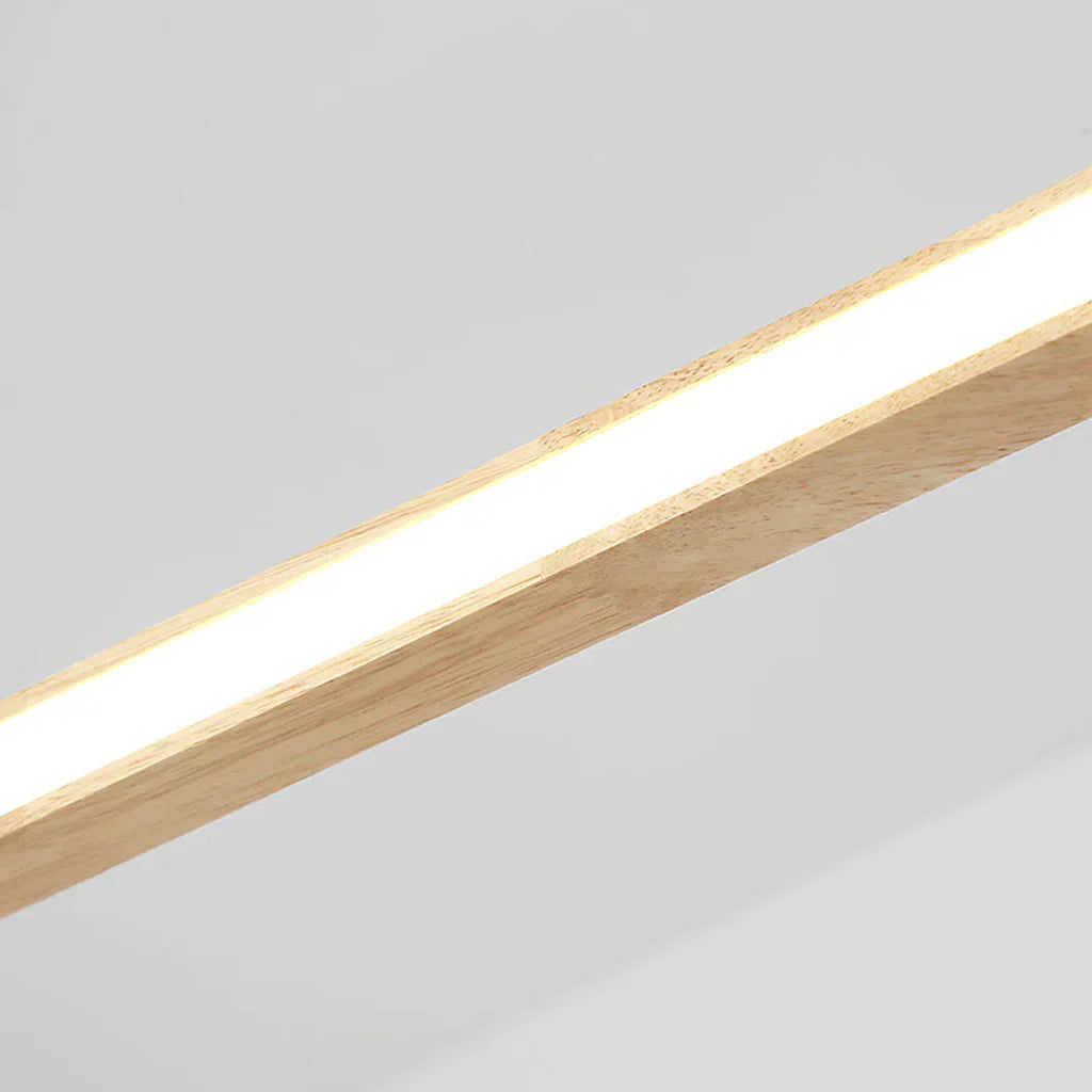 Varela Minimalist Wooden LED Pendant, Dimmable Dining Light | Lersk