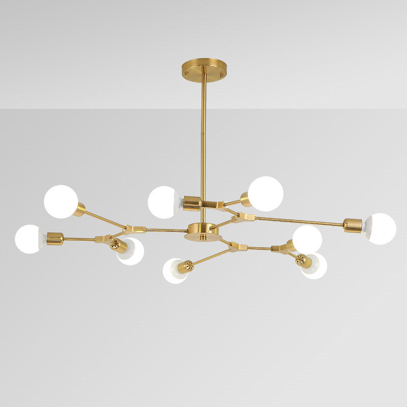 Modern Glam Chandelier with Bulbs | Lersk