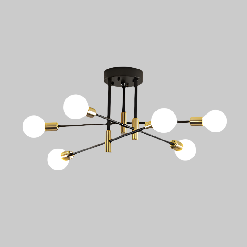 Aurea Modern Flush Mount Ceiling Light With LED Glow | Lersk