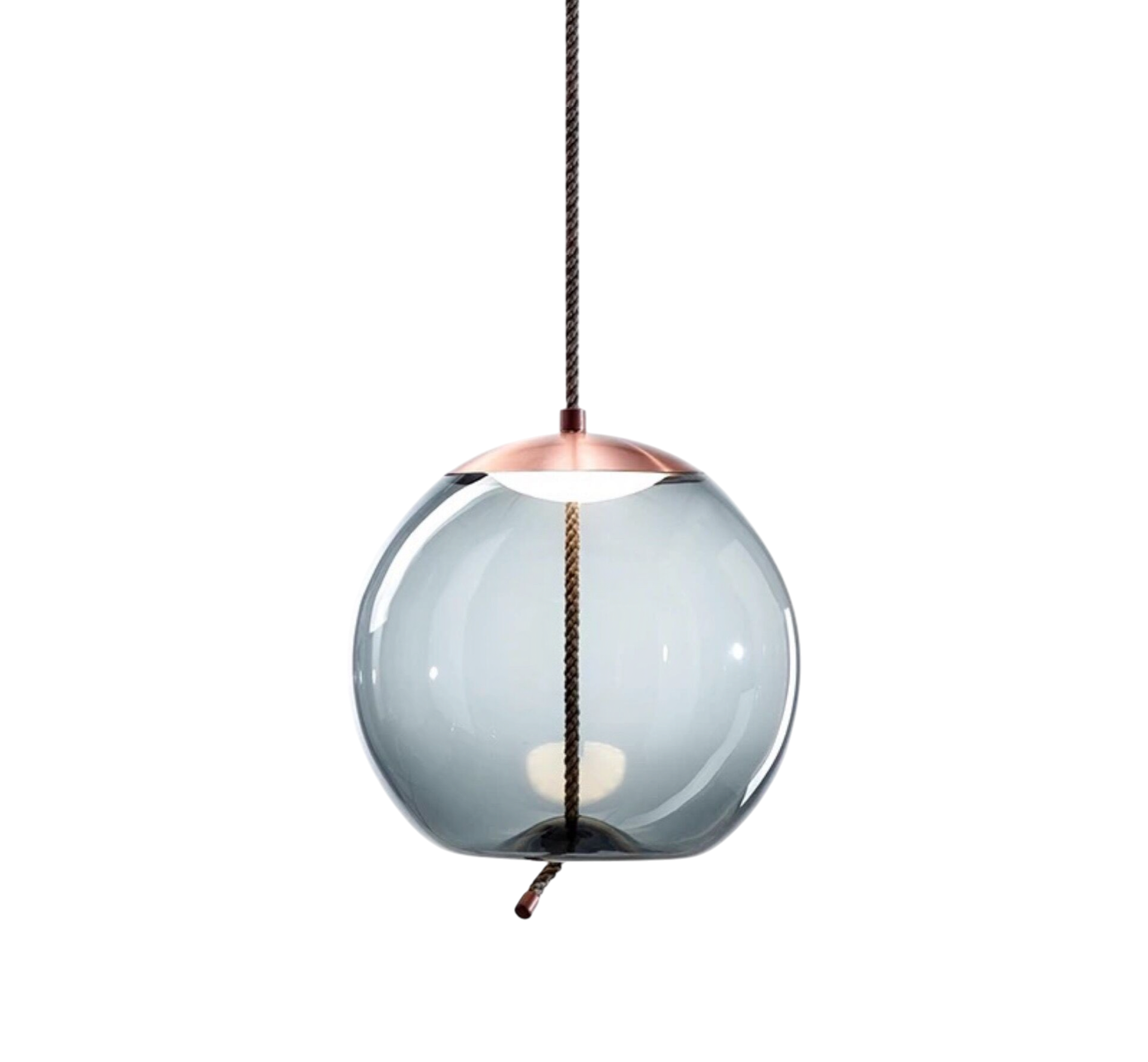 Lampada a sospensione Aurelle in oro rosa per spazi abitativi moderni | Lersk
