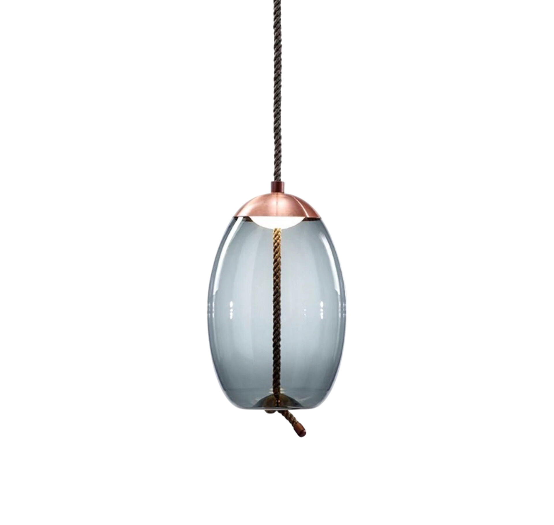 Lampada a sospensione Aurelle in oro rosa per spazi abitativi moderni | Lersk