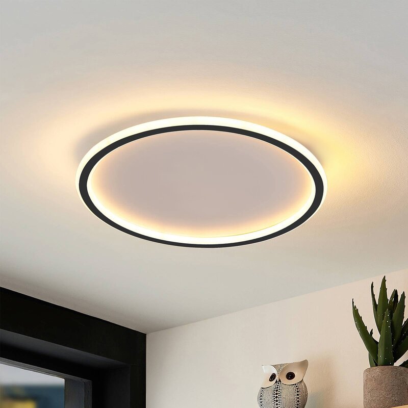 Lampada da soffitto circolare LED ultra sottile CirroNova | Montaggio a filo minimalista | Lersk