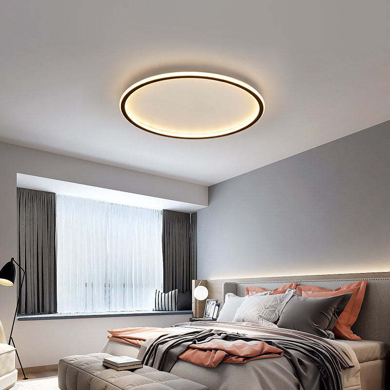 Lampada da soffitto circolare LED ultra sottile CirroNova | Montaggio a filo minimalista | Lersk