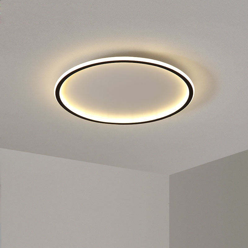 Lampada da soffitto circolare LED ultra sottile CirroNova | Montaggio a filo minimalista | Lersk