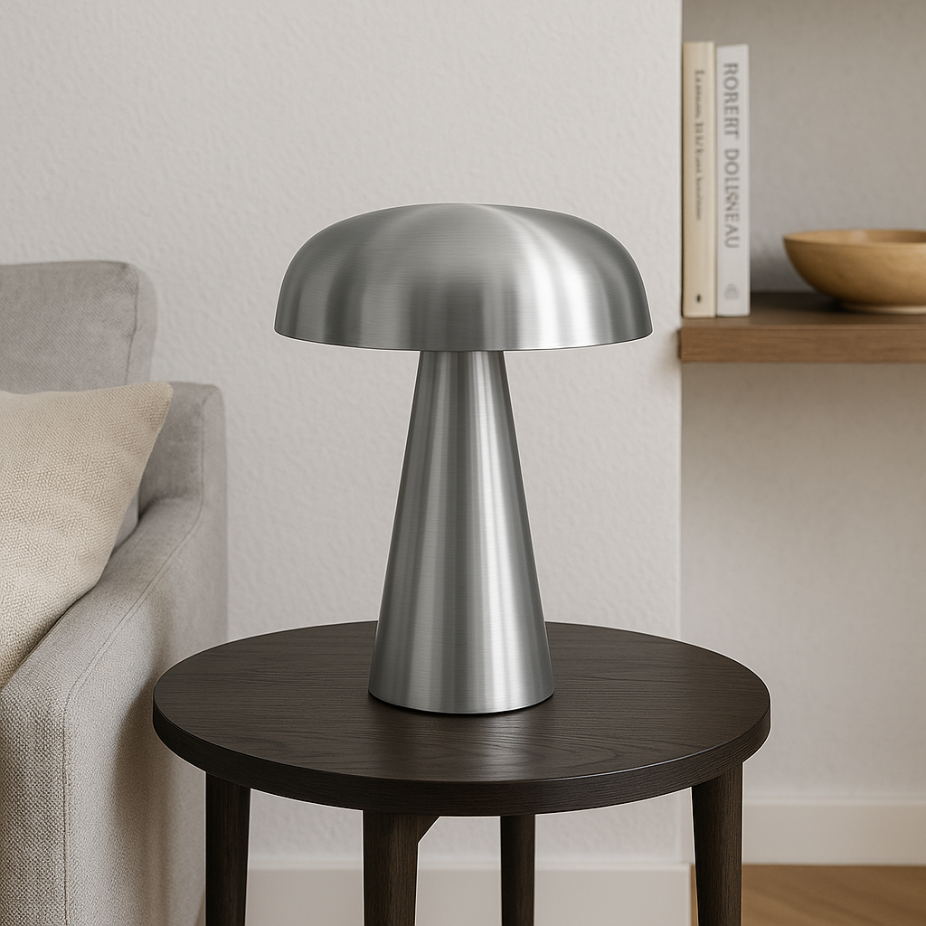 Nova bordlampe minimalistisk skrivebordslampe med børstet metal | Lersk