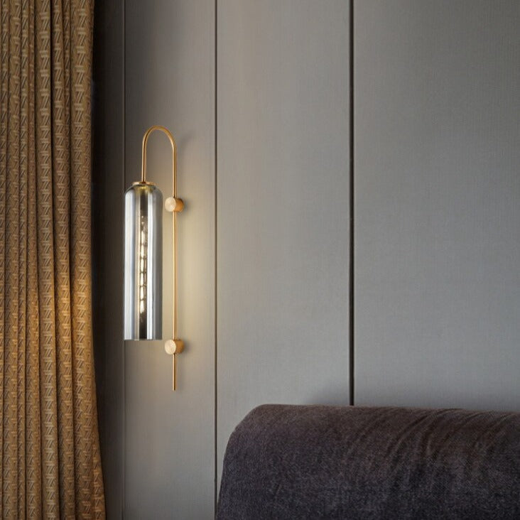 LumaGlass Nordic Wall Light With Soft Ambient Glow | Lersk