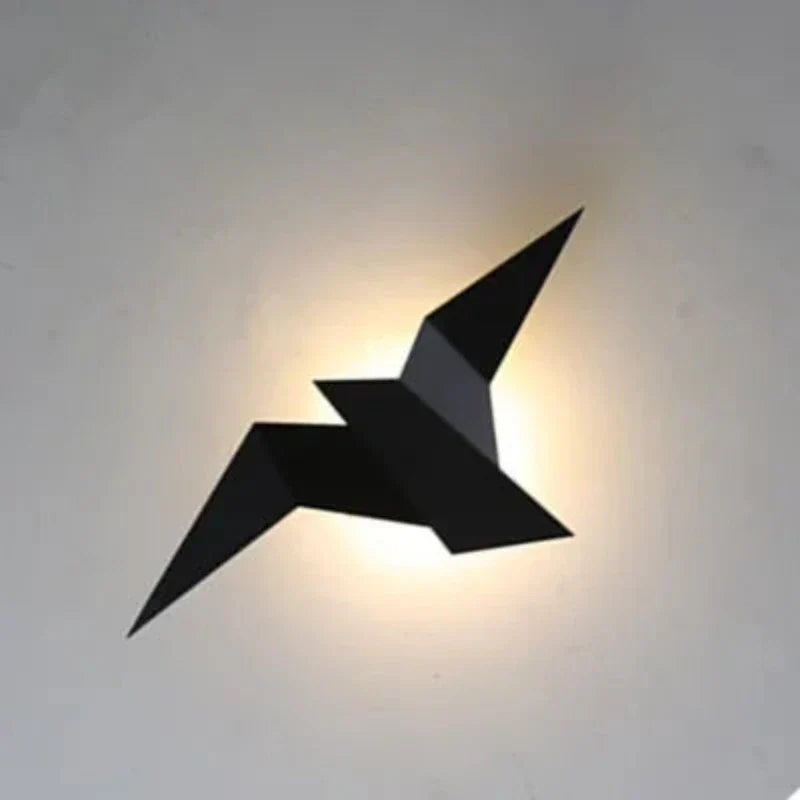 AvianAura Nordic Iron Bird Wall Sconce Warm Glow For Homes | Lersk