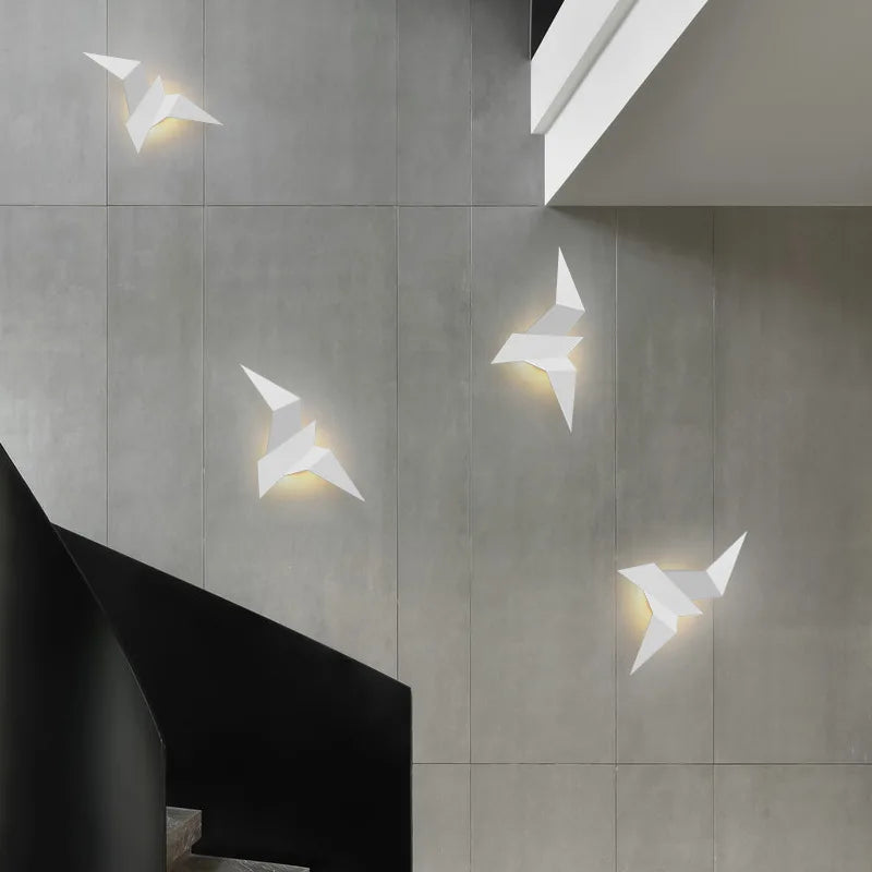 AvianAura Nordic Iron Bird Wall Sconce Warm Glow For Homes | Lersk