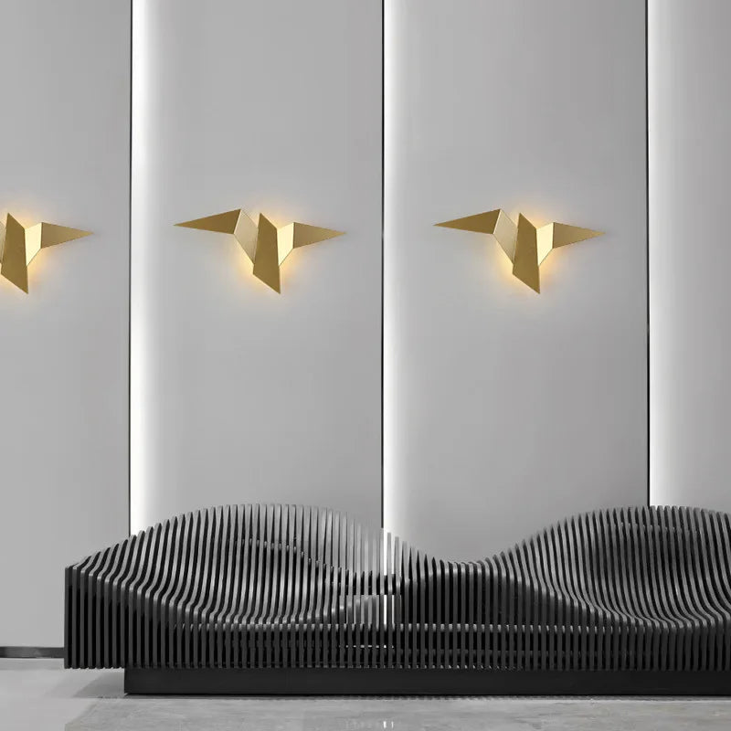 AvianAura Nordic Iron Bird Wall Sconce Warm Glow For Homes | Lersk