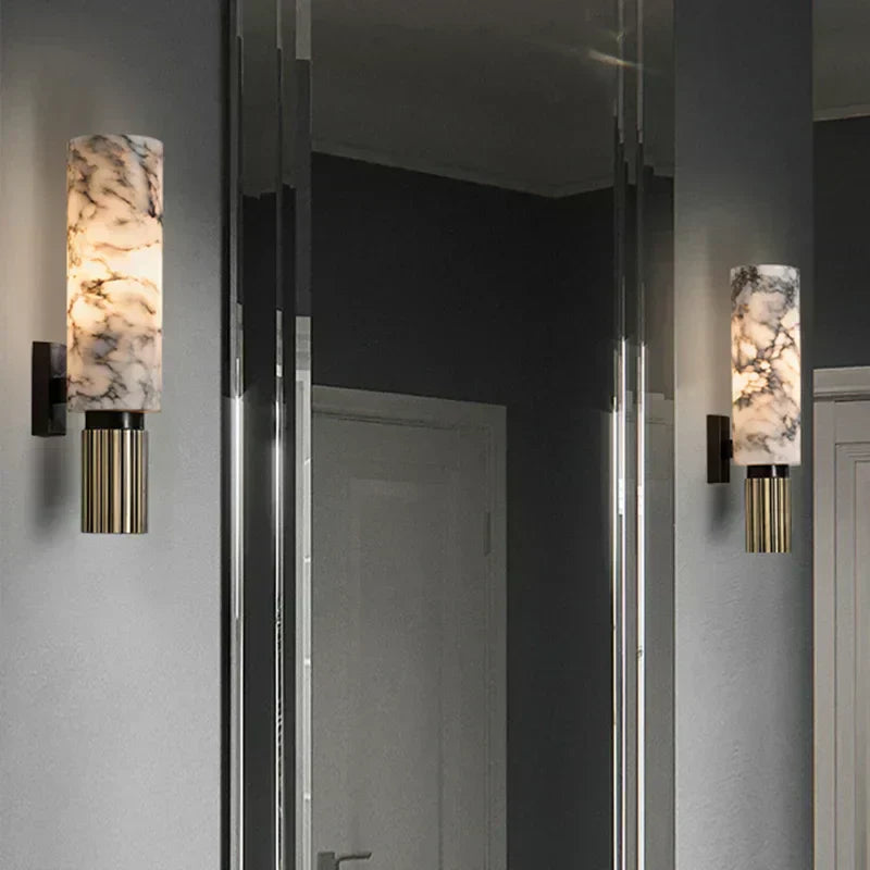 Lyra Marble Wall Sconce To Create A Timeless Ambient Glow | Lersk