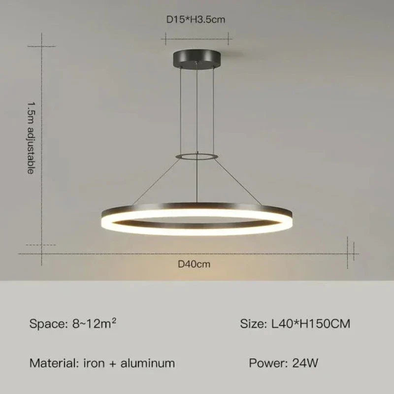 ChicRadiance - Slim hanging lamp | Lersk