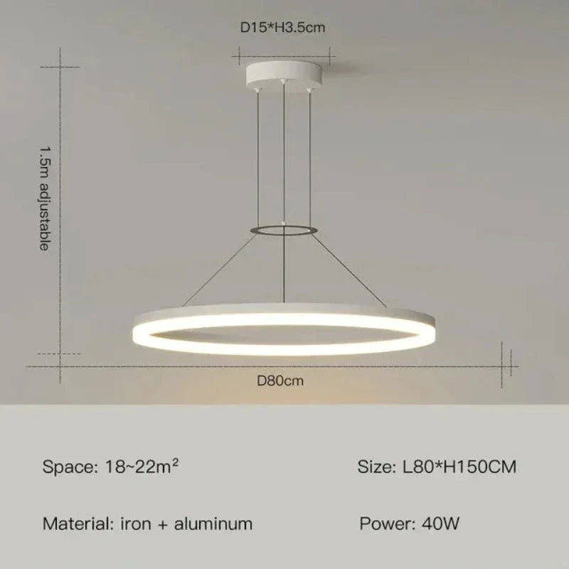 ChicRadiance - Slim hanging lamp | Lersk