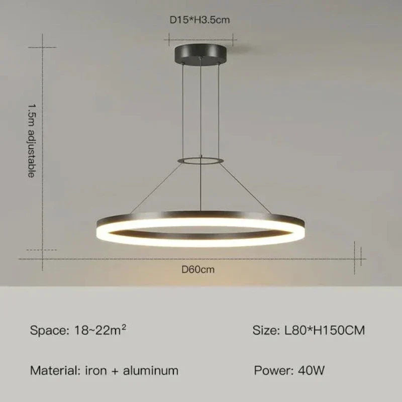 ChicRadiance - Slim hanging lamp | Lersk