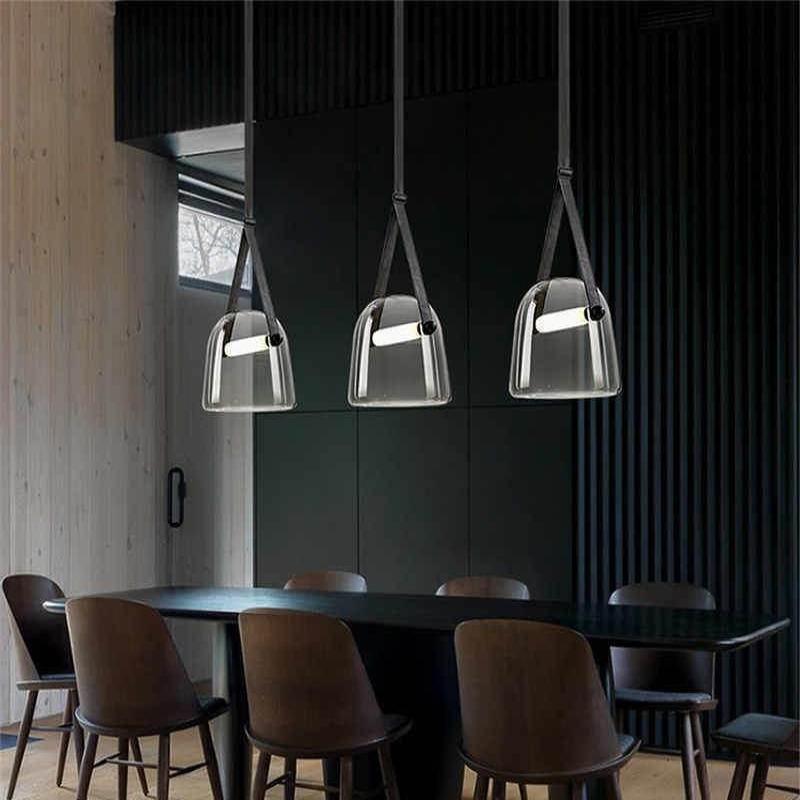 AerisLume | Moderní závěsná lampa ze skla a kovu pro domácnosti | Lersk