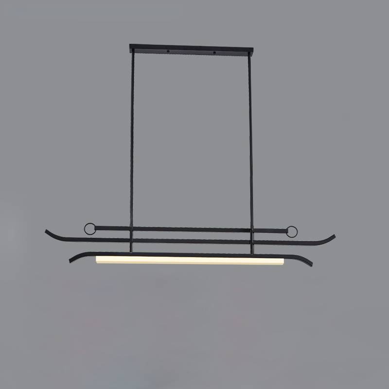 Contemporary Linear LED Chandelier Pendant Light for Dining Room | Lersk