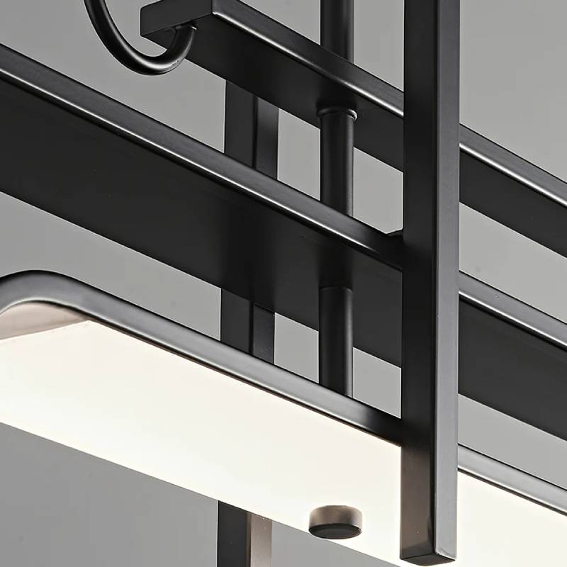 Contemporary Linear LED Chandelier Pendant Light for Dining Room | Lersk