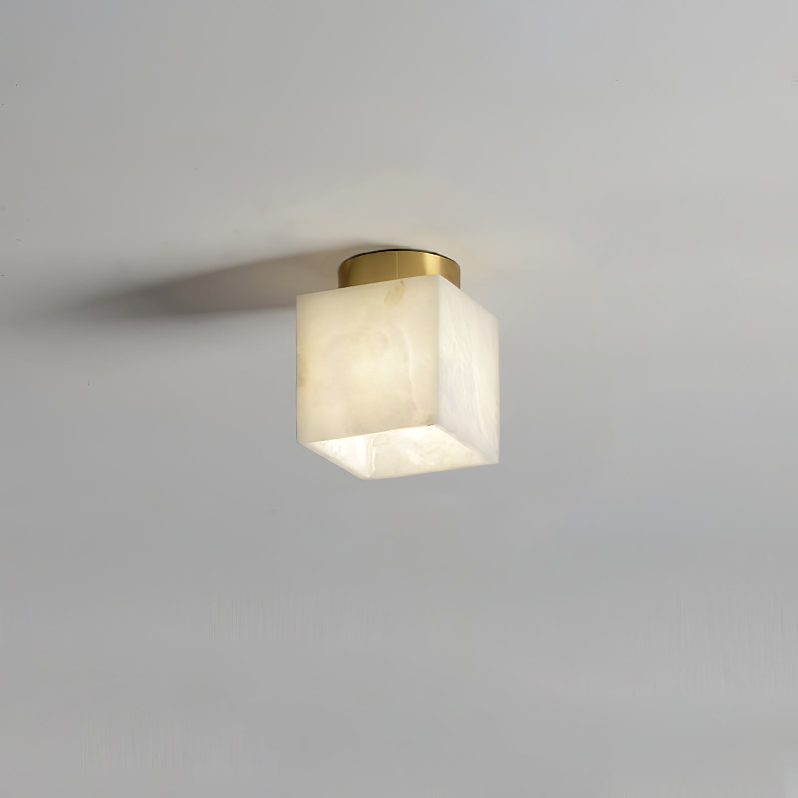 AureliaGlow | Alabaster Oval Ceiling Lamp for Heavenly Glow | Lersk