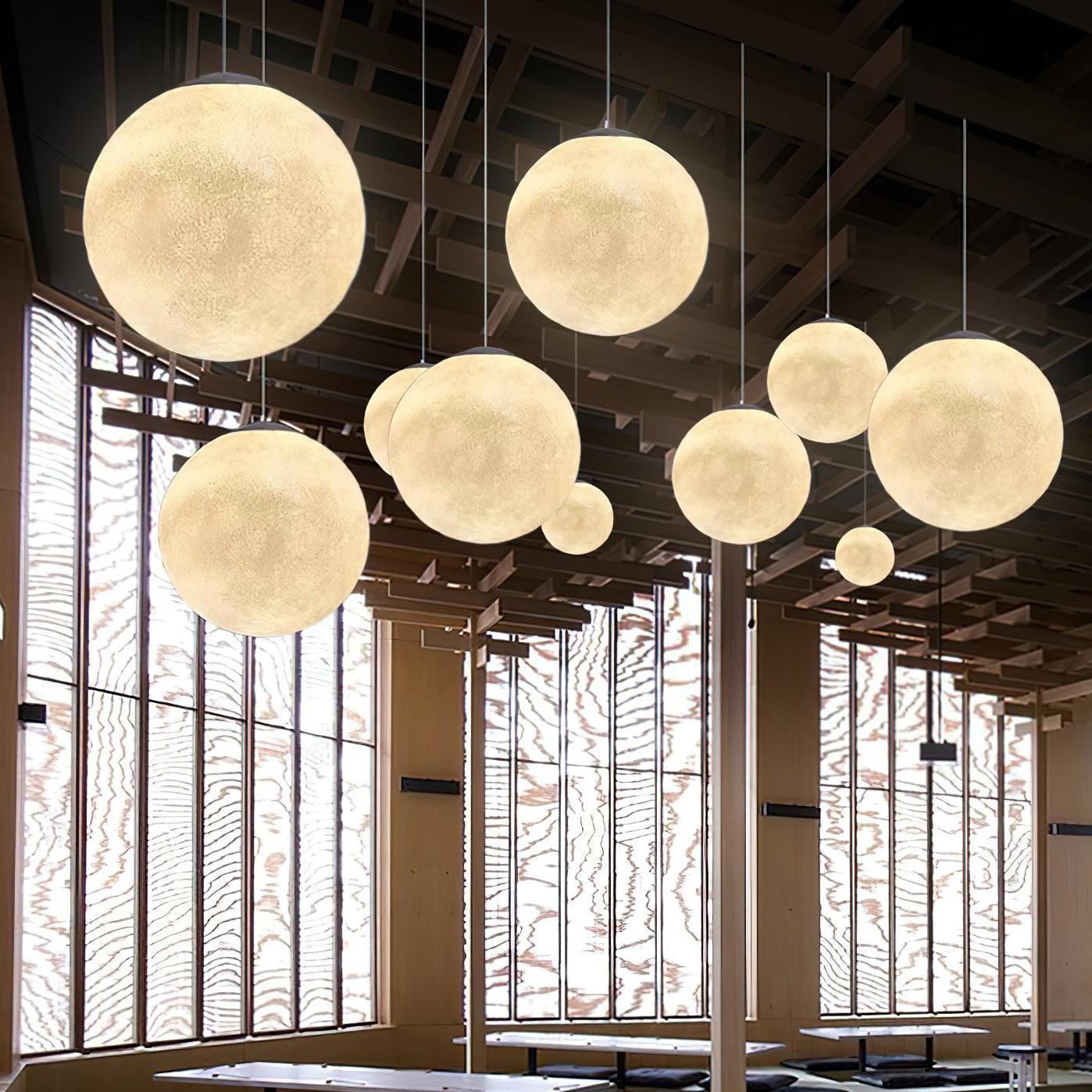 LunaraGlow závěsná lampa Moonlight pro útulnou atmosféru | Lersk