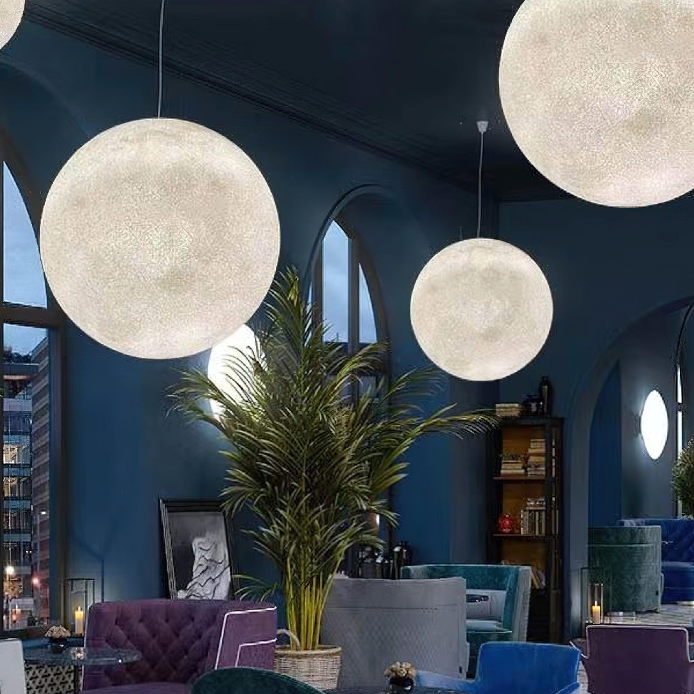 LunaraGlow závěsná lampa Moonlight pro útulnou atmosféru | Lersk